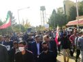 مراسم بزرگداشت شهداي مظلوم حمله تروريستي به حرم مطهر حضرت احمد بن موسي الكاظم شاهچراغ عليه السلام 